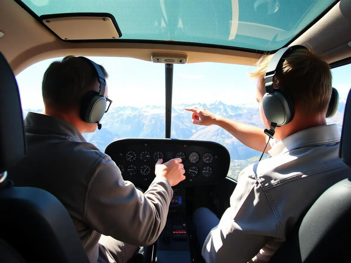 Helikopterpilot werden: Der Weg zur PPL(H) in der Schweiz