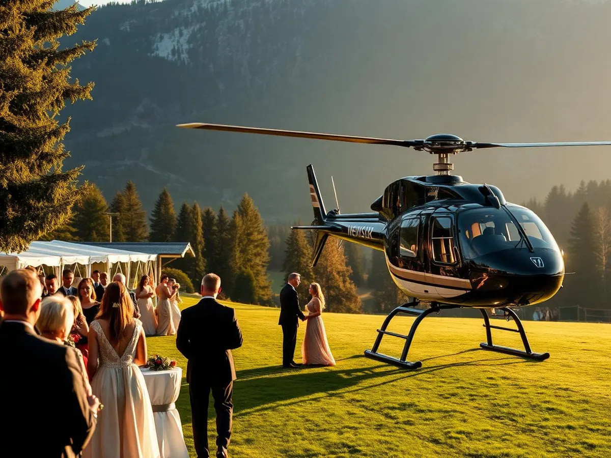 Helikopter in der Schweiz – Event-Shuttles